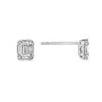 Moses Signature Mixed Diamond Stud Earrings 150-16779