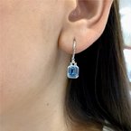 Wear-EVERY-Where Swiss Blue Topaz Earrings 210-00288