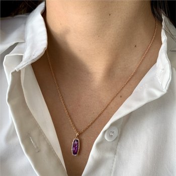 Amethyst Necklace 230-00507