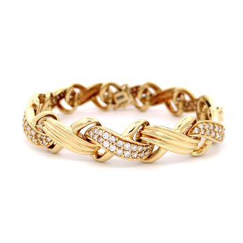 Diamond Bracelet Signed "Jose Hess" 800-05023