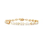 Moses Signature Fancy Cut Diamond Station Bracelet 170-03735