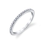 Moses Signature Fishtail Diamond Wedding Band 110-25717