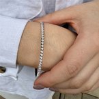 Moses Signature Diamond Flex Bangle 170-03730