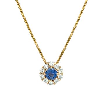 Blue Sapphire Necklace 230-00539