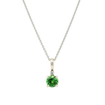 Tsavorite Garnet Necklace 230-00551