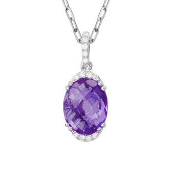 Amethyst Necklace 230-00541