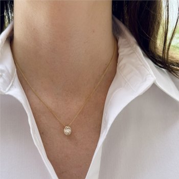 Diamond Solitaire Necklace 160-14665