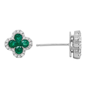 Emerald Stud Earrings 210-00351