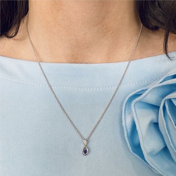 Blue Sapphire Necklace 230-00566