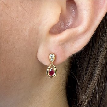 Ruby Earrings 210-00374