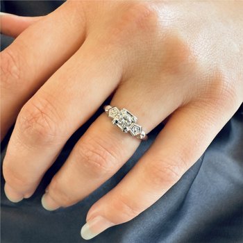 Art Deco Engagement Ring 801-00279