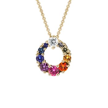 Rainbow Sapphire Necklace 230-00468