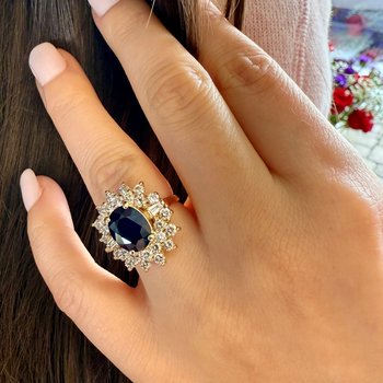 Blue Sapphire Ring 800-05392