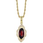 Wear-EVERY-Where Garnet Necklace 230-00529