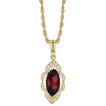 Garnet Necklace 230-00529