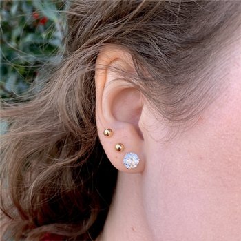 Internally Flawless Diamond Stud Earrings 150-16884