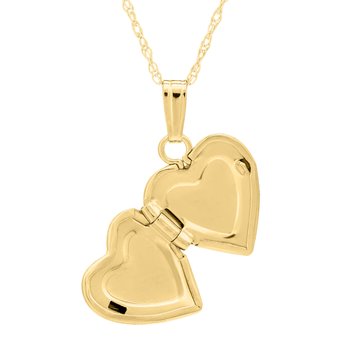 Child's Heart Locket Necklace 435-00286