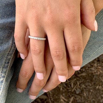 Fishtail Diamond Anniversary Band 120-08328