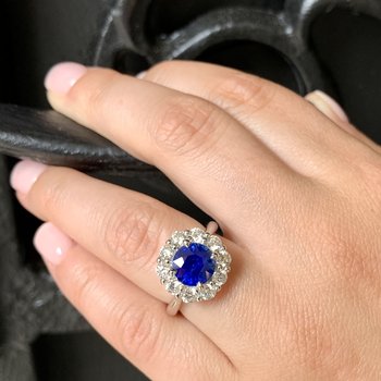 Blue Sapphire Ring 200-07086