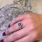 Moses Signature Violet Blue Spinel Ring 200-07110