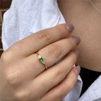 Moses Signature Tsavorite Garnet Ring 200-07132
