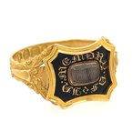 Signature Estate English Pre-Victorian Mourning Ring 800-04880
