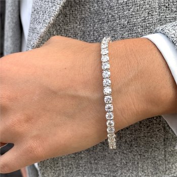 Internally Flawless Diamond Tennis Bracelet 170-03738