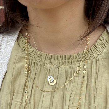 Inerlocking Circles Paperclip Chain 430-31138