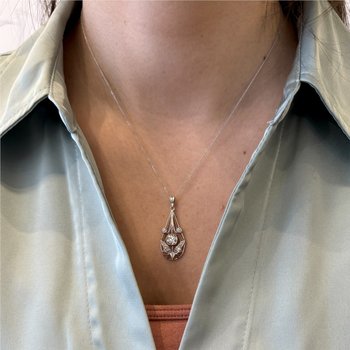 Edwardian Diamond Necklace 800-05440