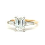 Moses Signature Hidden Halo Engagement Ring 100-04626