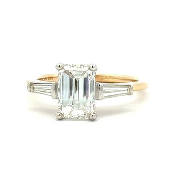 Hidden Halo Engagement Ring 100-04626