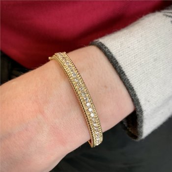 Rope Edge Diamond Bangle 170-03702