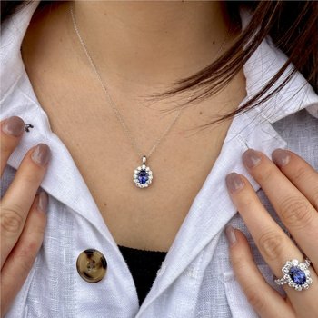 Tanzanite Necklace 230-00557