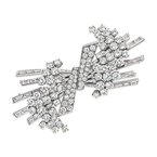 Signature Estate Late Art Deco Pin & Convertible Lapel Clips 800-05213