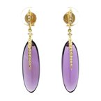 Moses Signature Amethyst Drop Earrings 210-00373