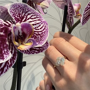 Hidden Halo Engagement Ring 100-04634
