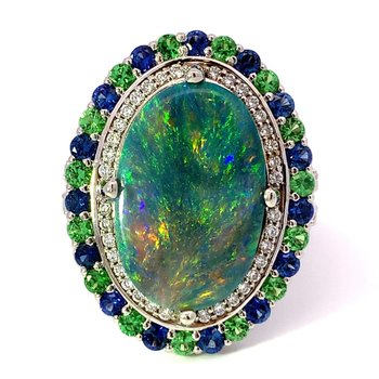 Black Opal Ring 200-07080