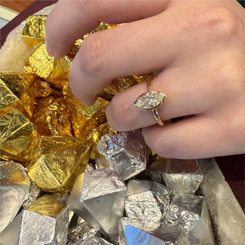 Hidden Halo Engagement Ring 100-04612