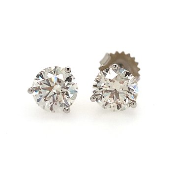 Internally Flawless Diamond Stud Earrings 150-16885