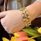 Signature Estate Triple Row Diamond Bracelet Signed "Tiffany & Co." 800-05421