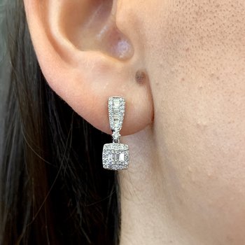 Diamond Drop Earrings 150-16904