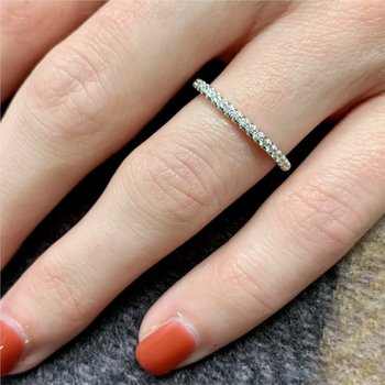 Fishtail Diamond Wedding Band 110-25717