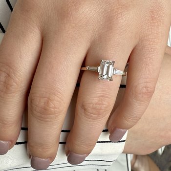 Hidden Halo Engagement Ring 100-04626