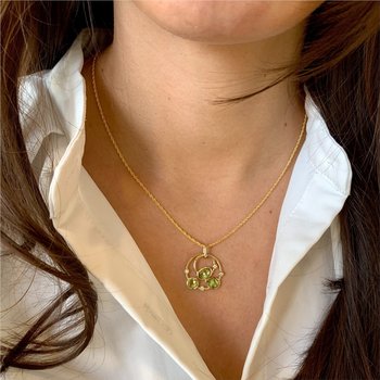 Peridot Necklace 230-00546