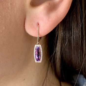 Amethyst Earrings 210-00348
