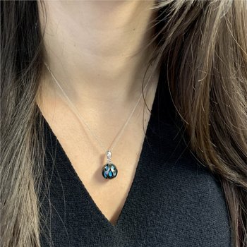 Tahitian Carved Pearl Necklace 340-28999