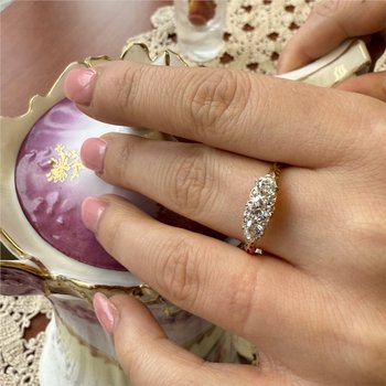 English Victorian Diamond Band 802-00240