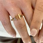 Signature Estate T Ring Signed "Tiffany & Co." 800-05194
