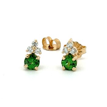 Tsavorite Garnet Earrings 210-00388