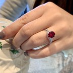 Moses Signature Red Tourmaline Ring 200-06965